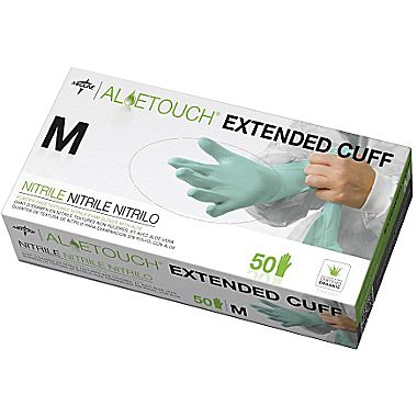 Aloe Touch 12” Nitrile Gloves - 50 per box 